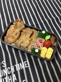 男子高校生弁当4/12豚肉みそ焼き弁当-レシピのメイン写真