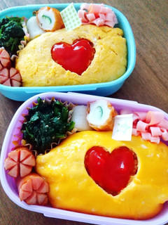 幼稚園児のオムライス弁当♡-レシピのメイン写真