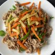 タケノコと豚肉のあっさり中華風炒め