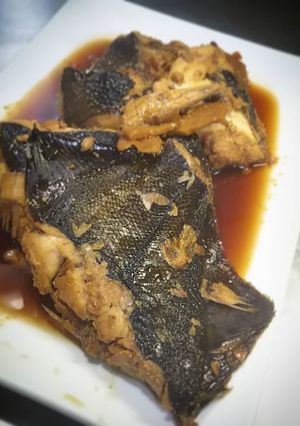 大量子持のカレイの煮付け(*≧∀≦*)-レシピのメイン写真