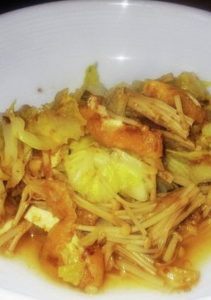 筍土佐煮の煮汁で☆春キャベツさっと煮-レシピのメイン写真