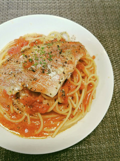 冷凍赤魚で✤アクアパッツァ風パスタ-レシピのメイン写真