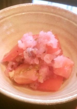 トマトのしば漬けおろしサラダ-レシピのメイン写真