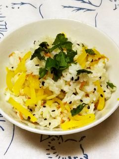 たくあん&干しエビご飯-レシピのメイン写真