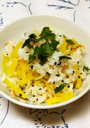 たくあん&干しエビご飯-レシピのメイン写真