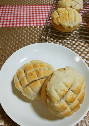 ★糖質オフ!美味しい*メロンぱん*♪-レシピのメイン写真