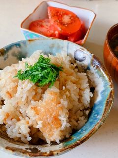 ほたての炊き込みごはん-レシピのメイン写真