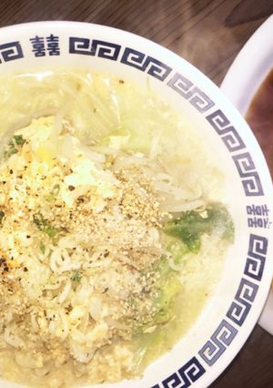 卵とじサッポロ一番塩ラーメン-レシピのメイン写真