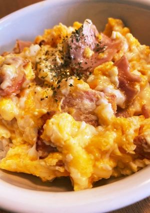 簡単すぎる~★★★カルボ飯-レシピのメイン写真