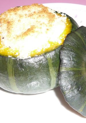 カボチャ丸ごとグラタン-レシピのメイン写真