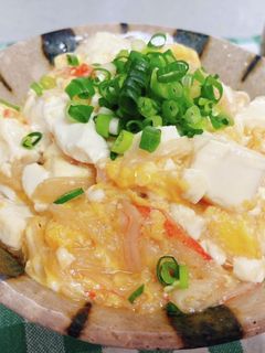 お豆腐とカニカマのたまご丼-レシピのメイン写真