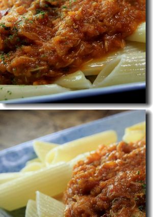 蟹とペンネとトマトソース-レシピのメイン写真