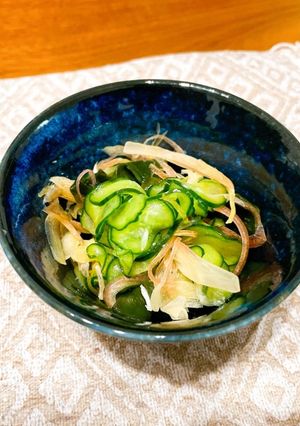 きゅうりとみょうがの酢の物-レシピのメイン写真