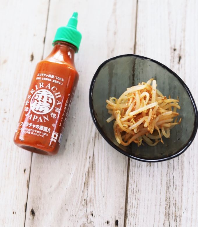 旨辛シャキシャキもやしナムル by スリラチャジャパン 【クックパッド