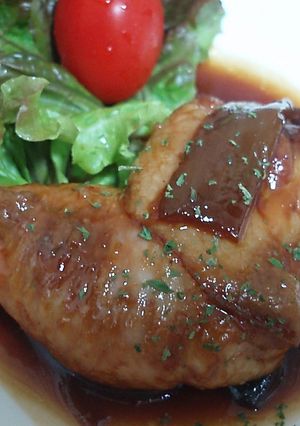 安くて簡単★香味野菜で照りウマ鶏モモ肉-レシピのメイン写真