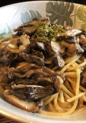 きのこクリームパスタ-レシピのメイン写真