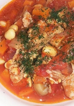 83 野菜たっぷりのポークビーンズ-レシピのメイン写真