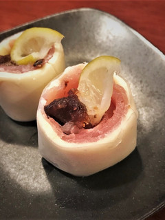 干し柿とチーズの生春巻き-レシピのメイン写真