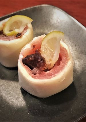 干し柿とチーズの生春巻き-レシピのメイン写真