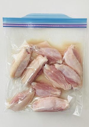 【下味冷凍】手羽中のにんにくレモン-レシピのメイン写真