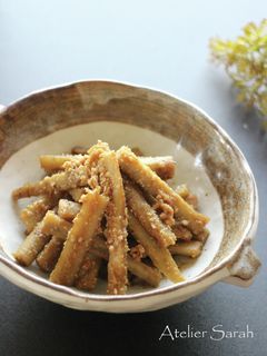 植物性繊維たっぷり常備菜♪たたきごぼう-レシピのメイン写真