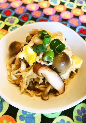 和食の副リーダー●きのこ卵の切り干し炒め-レシピのメイン写真