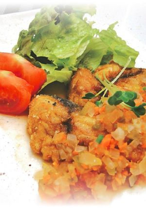 サバのカレー風味 エスカベッシュ-レシピのメイン写真