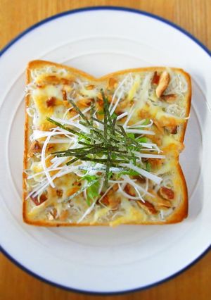 朝食パン～しらすとアーモンド～-レシピのメイン写真