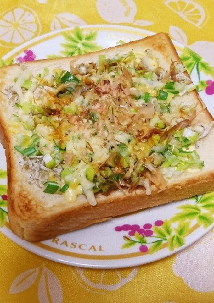 ねぎとじゃこの和風トースト-レシピのメイン写真