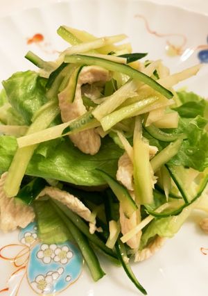 鶏ささみのわさびビネガー　サラダ-レシピのメイン写真