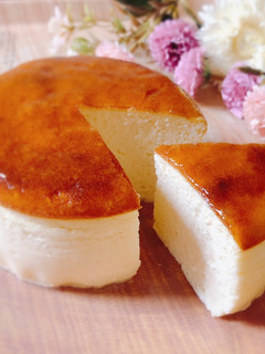 映え重視☆糖質制限☆スフレチーズケーキ風-レシピのメイン写真