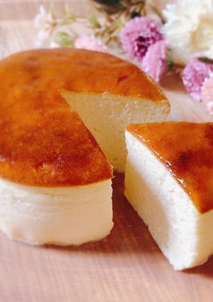 映え重視☆糖質制限☆スフレチーズケーキ風-レシピのメイン写真