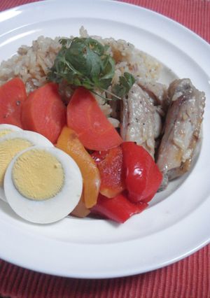 炊飯器任せ△タイ風チキンライス-レシピのメイン写真