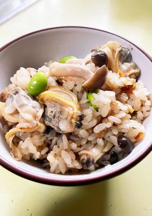 春のアサリ炊き込みご飯 -レシピのメイン写真
