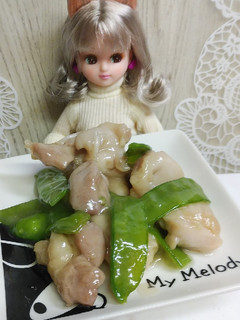 リカちゃん♡鶏肉 絹さや白だしで炊いたん-レシピのメイン写真