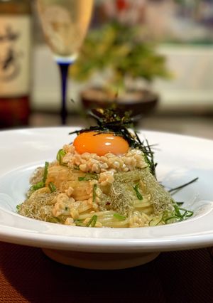 ボールで混ぜるだけ簡単･納豆パスタ♪ૢ-レシピのメイン写真