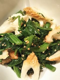 菜の花とちくわの和え物-レシピのメイン写真