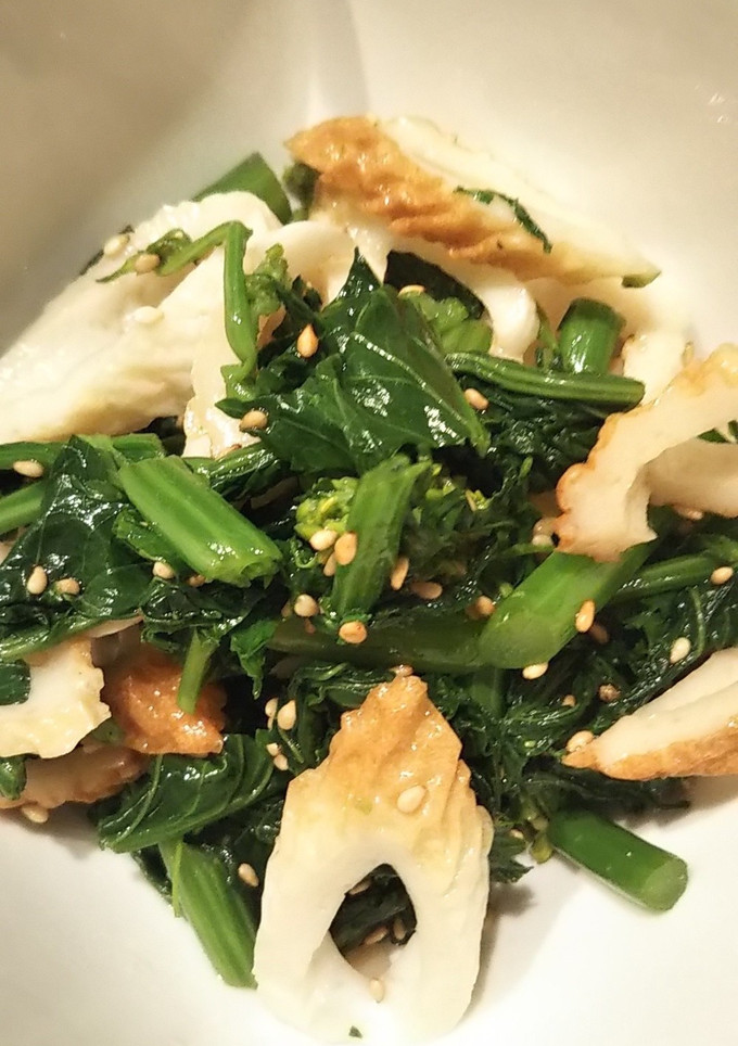 菜の花とちくわの和え物-レシピのメイン写真
