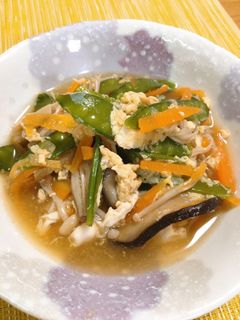 目分量で☆野菜とキノコの卵とじ-レシピのメイン写真