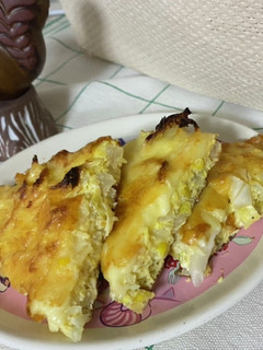 キャベツ&チーズの卵焼き #キャベツ消費-レシピのメイン写真
