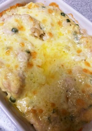 簡単豆腐と鶏胸肉のグラタン-レシピのメイン写真