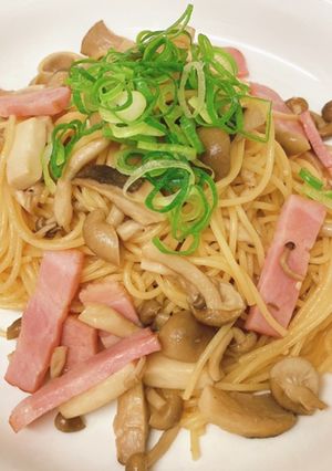 きのこたっぷり！バター醤油スパゲティ-レシピのメイン写真