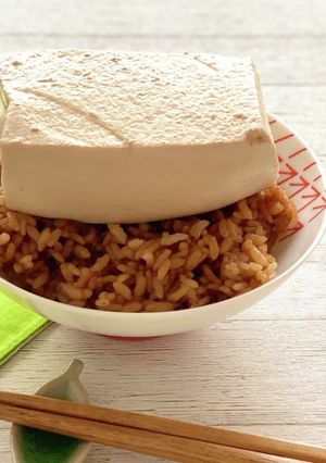 おでんの豆腐と茶飯で！絶品とうめし-レシピのメイン写真