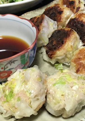 春キャベツと筍の焼き焼売-レシピのメイン写真