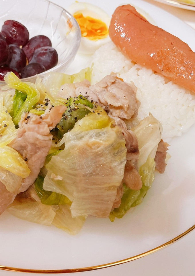 豚こまとレタスの中華風塩ダレ炒め-レシピのメイン写真