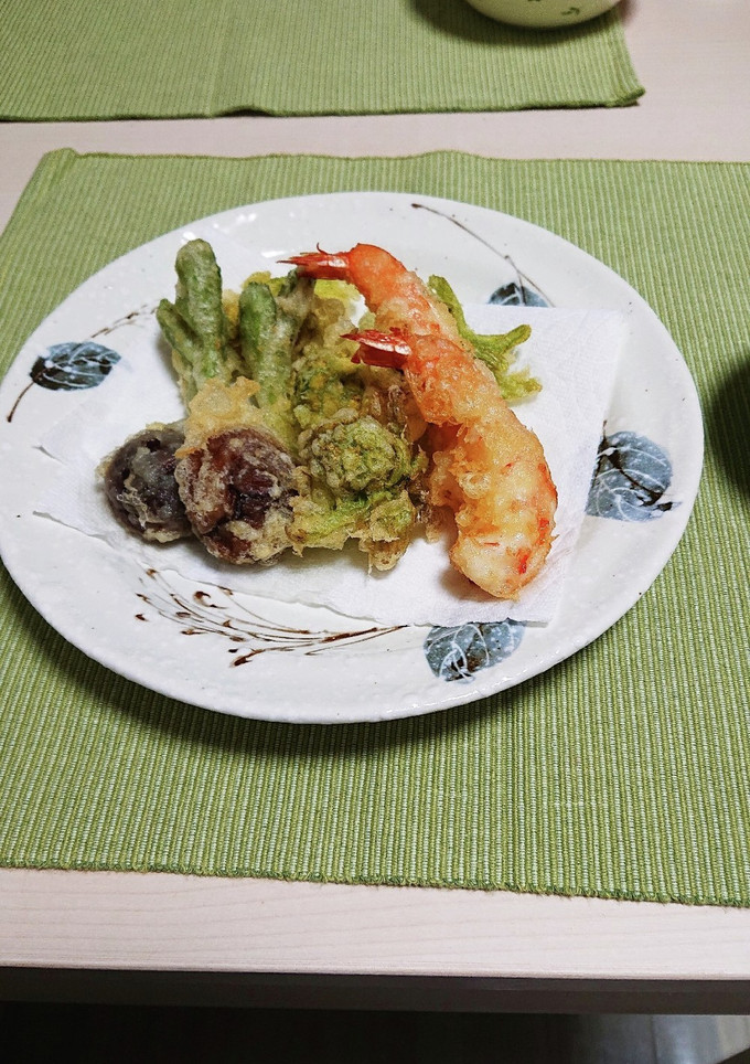 蕗の薹とたらの芽の天ぷらです-レシピのメイン写真