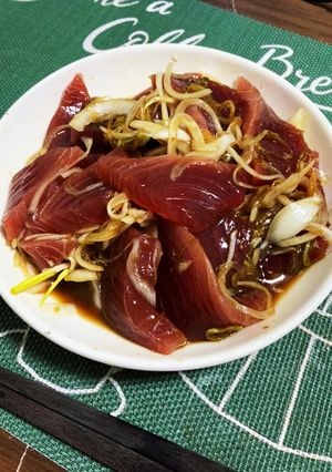 鰹の漬け-レシピのメイン写真