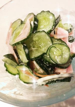 ♡簡単美味しい✨ハムきゅうりde副菜-レシピのメイン写真