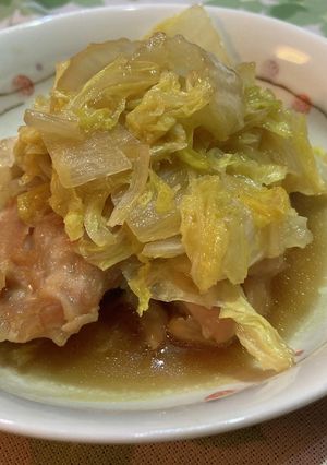 鶏もも肉と白菜の炊いたん-レシピのメイン写真