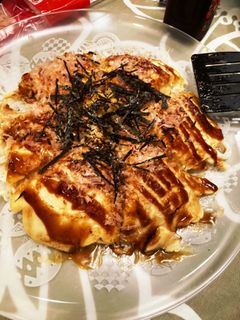 わが家のうどん入りお好み焼き-レシピのメイン写真